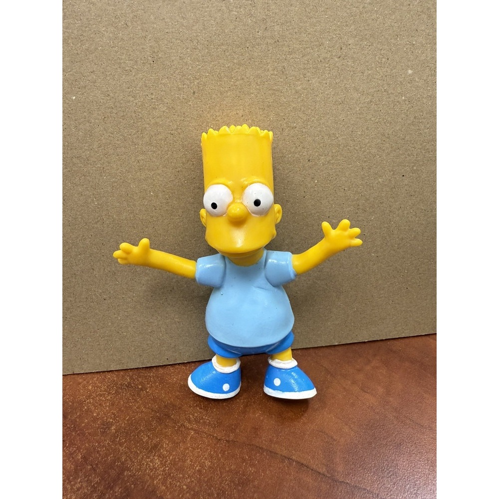 The Simpsons Bart Simpson Bendable Poseable Action Figure / Toy JESCO 1990
